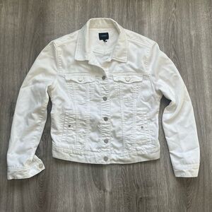 Women's White Denim Jacket